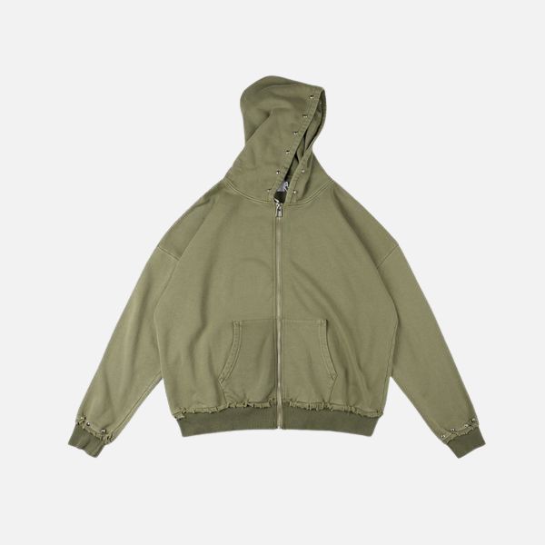 Entire Studios Thermal Green Hoodie