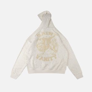 Saint Vanity Pull-Over White Hoodie