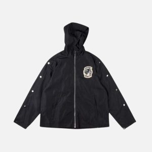 Saint Vanity Trench Black Coat Jacket